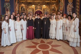 Η Εκκλησιαστική Μικτή Χορωδία του "Αγίου Γεωργίου" του Βελιγραδίου στον Ι.N. Αγίου Νικολάου Εκ Μετσόβου 